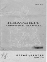 Heathkit IT-22-Capaci-tester - Manual-sch 